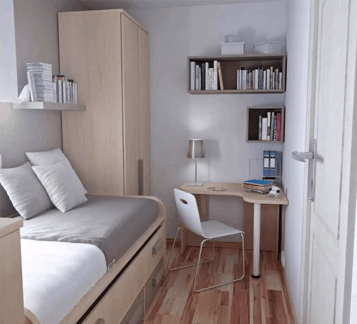 Contoh desain kamar kost minimalis