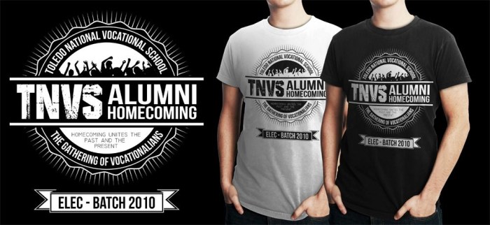 Contoh desain kaos alumni