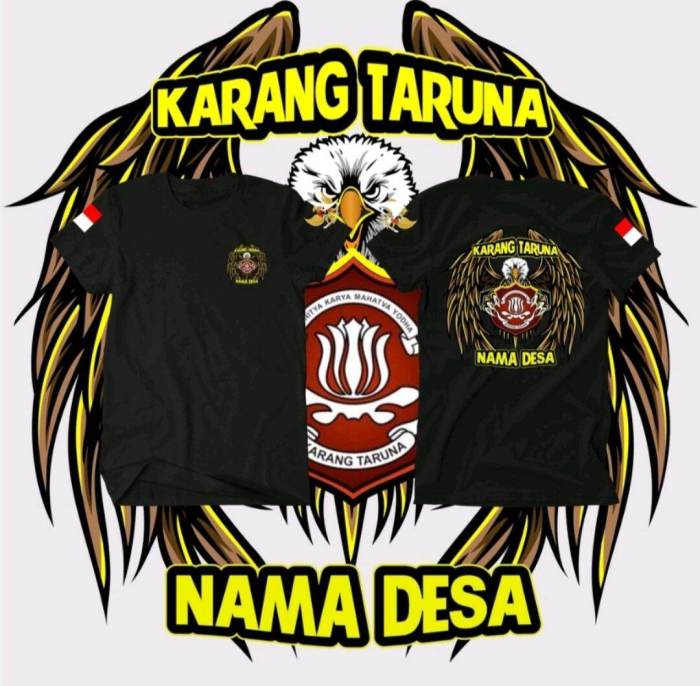 Contoh desain kaos karang taruna