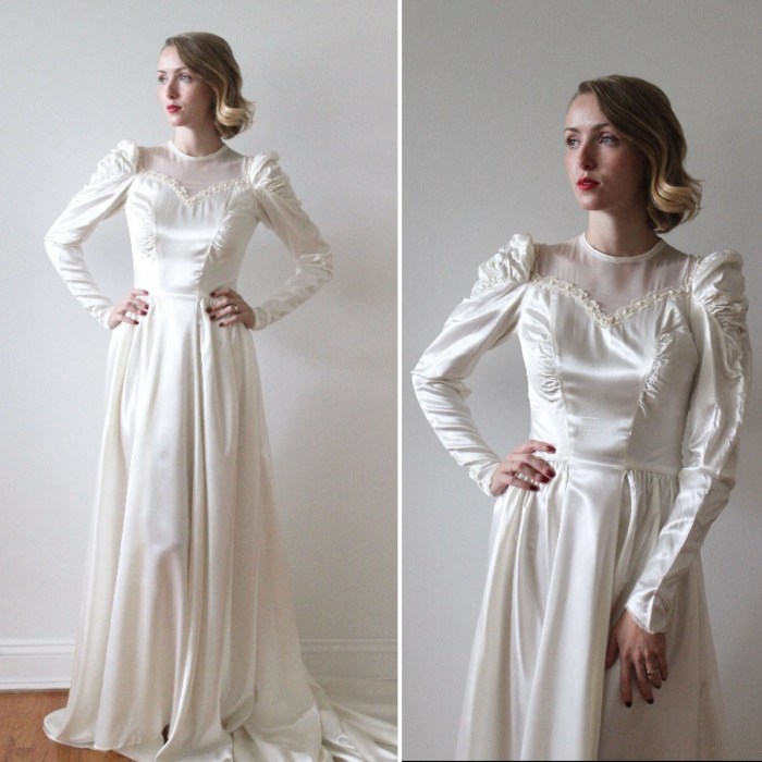 40s style wedding dresses